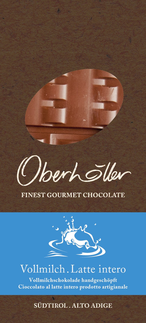 Cioccolato al latte intero Oberhöller 100 g