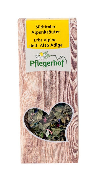 Miscela di tè alle erbe alpine dell'Alto Adige Pflegerhof BIO 18 g