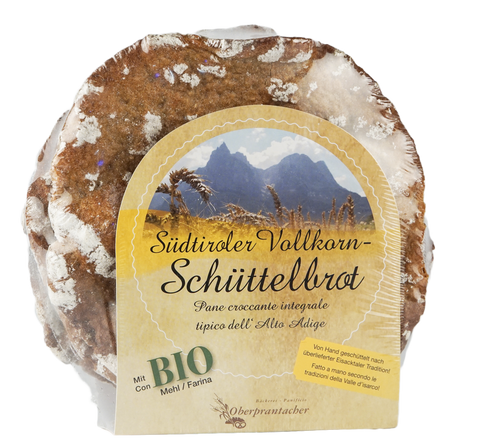 Schüttelbrot Alto Adige con farina integrale biologica Panificio Oberprantacher 265 g
