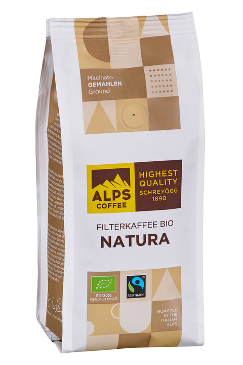 Filterkaffee BIO Fair Trade Natura Alps Coffee 250 g