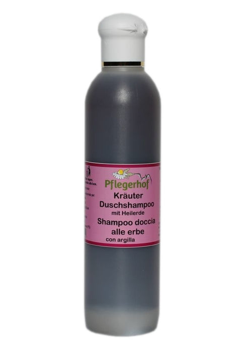 Shampoo Doccia alle Erbe con Argilla Purificante Pflegerhof BIO 250 ml