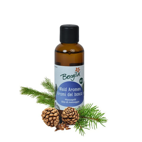 Olio da massaggio Aromi del bosco Bergila BIO 75 ml