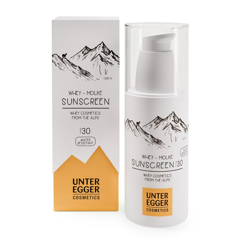 Crema solare SPF 30 al siero di latte Unteregger Cosmetics 150 ml