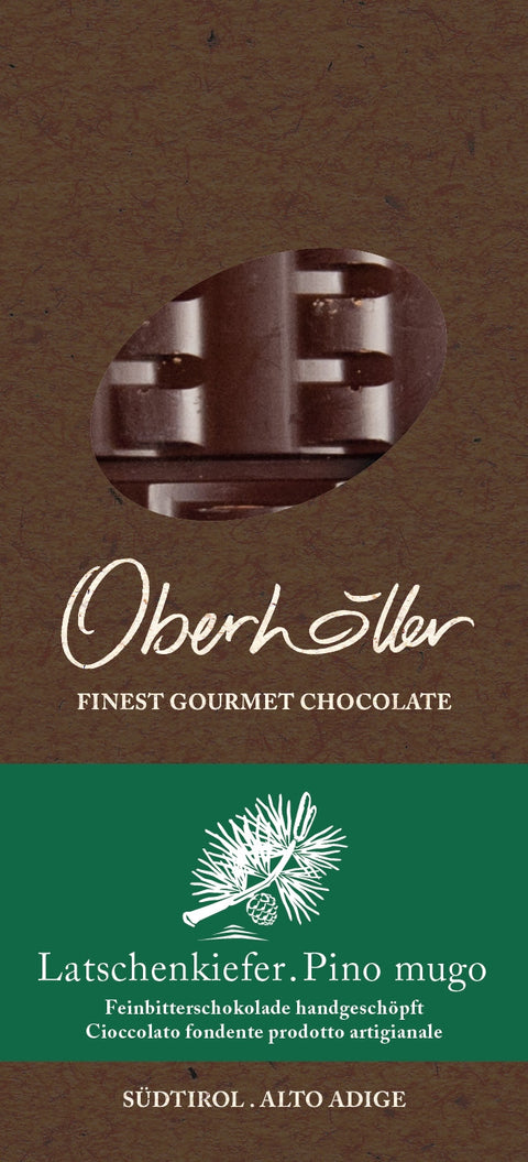Cioccolato fondente con pino mugo Oberhöller 100 g