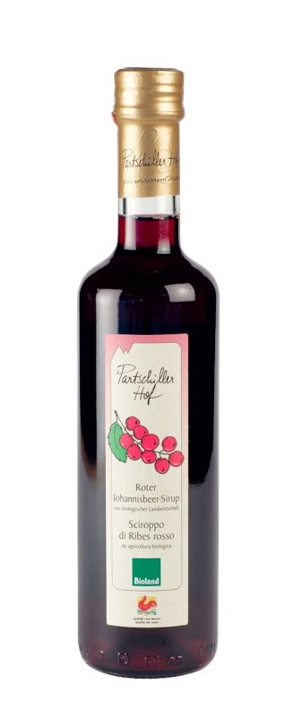 Roter Johannisbeersirup vom Partschillerhof 500 ml BIO