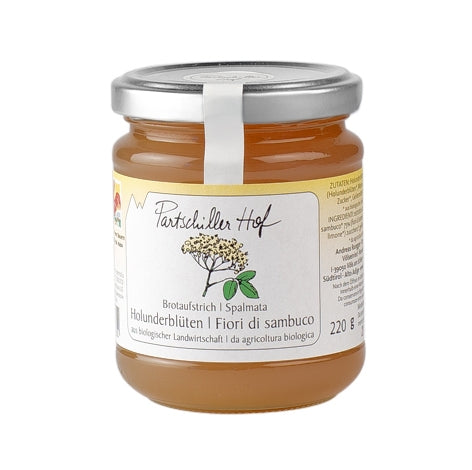 Elderflower Bread Spread Partschillerhof ORGANIC 230 g
