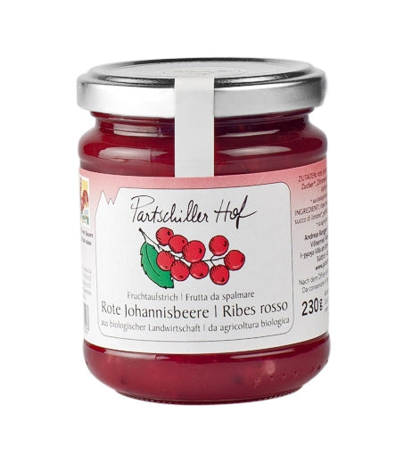Fruit Spread Red Currant Partschillerhof ORGANIC 230 g