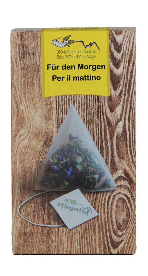 Für den Morgen Kräuterteepyramiden Pflegerhof BIO 18 g