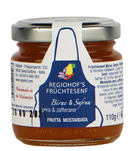 Früchtesenf Birne & Safran Regiohof 110 g