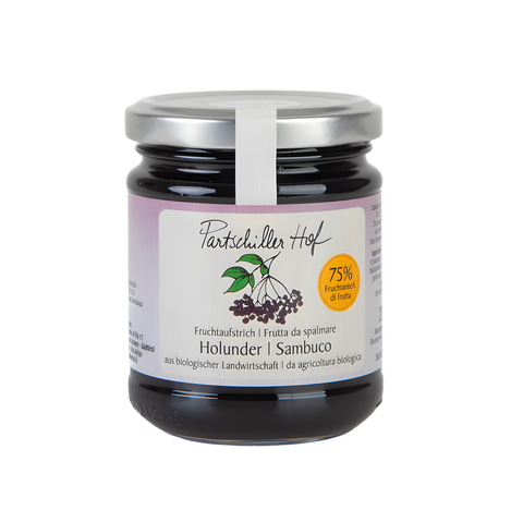 Fruchtaufstrich Holunderbeere Partschillerhof BIO 230 g