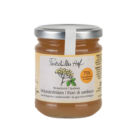 Brotaufstrich Holunderblüten Partschillerhof BIO 230 g