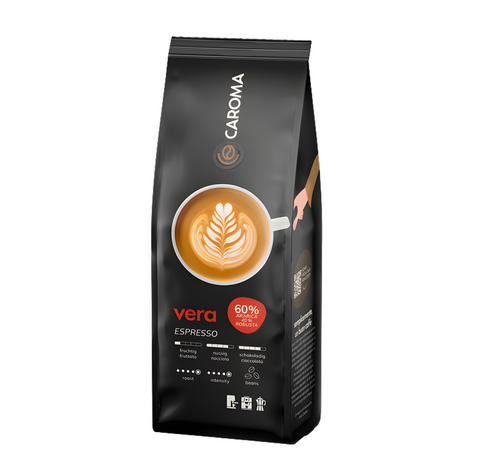 Vera 60% Arabica 40% Robusta Caroma Bohnen