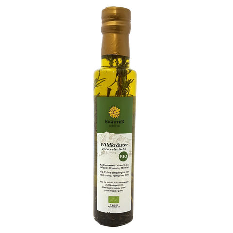 Olivenöl mit Wildkräutern Kräuterschlössl BIO 250 ml