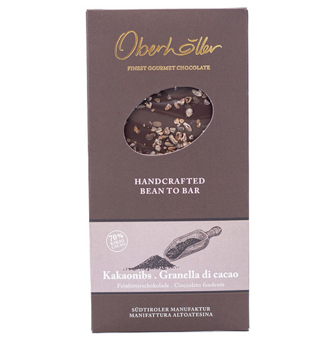 Feinbitterschokolade mit Kakoanibs Oberhöller 100 g