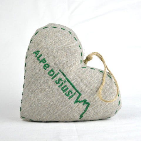 Herz Leinen Zirm 15x15cm