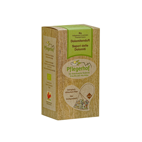 Dolomitenduft Kräuterteepyramiden Pflegerhof BIO 18 g