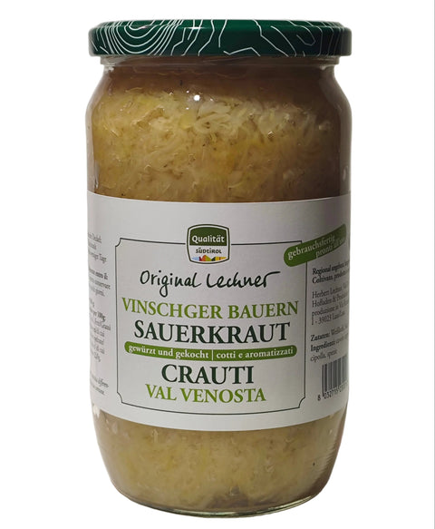 Vinschger Bauern Sauerkraut Original Lechner