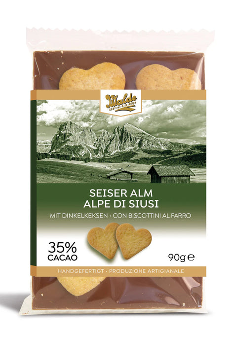 Schokolade mit Dinkelkeksen "Seiser Alm" Walde
