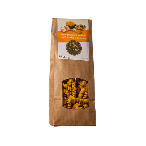 Egg Pasta with Turmeric Fusilli Zoarhof