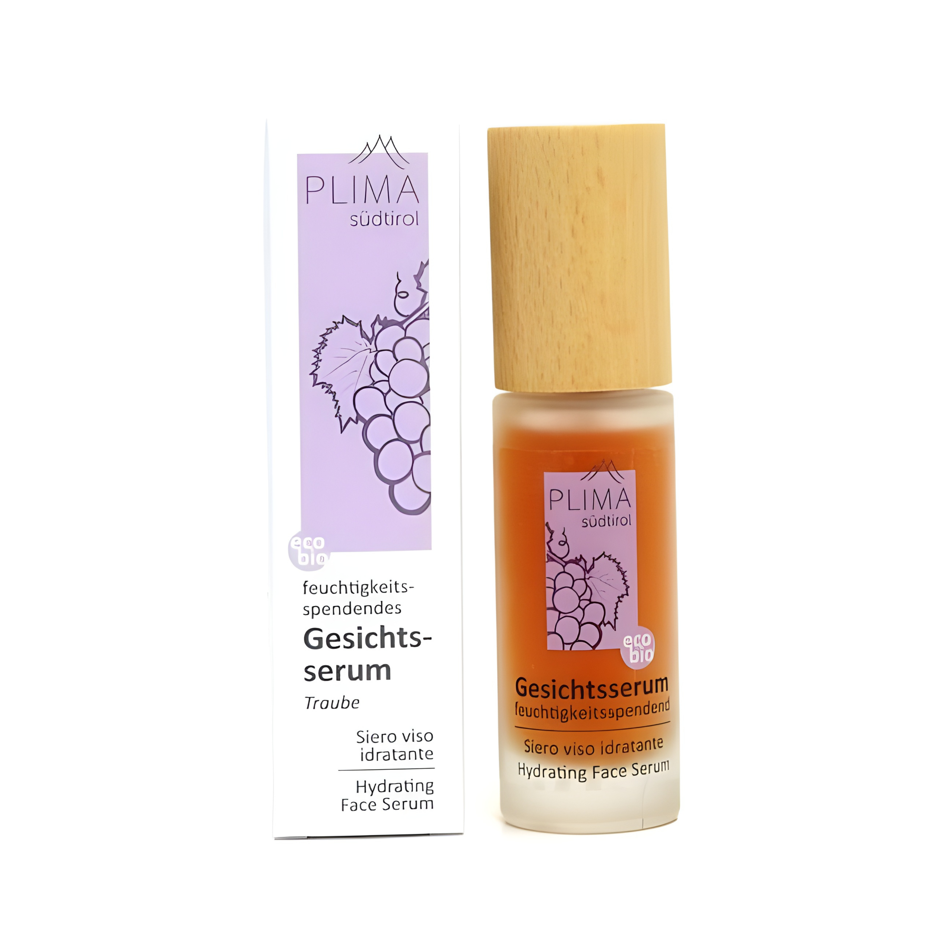 Gesichtsserum Traube ecobio Plima Kräuterschlössl – Südtirol Products