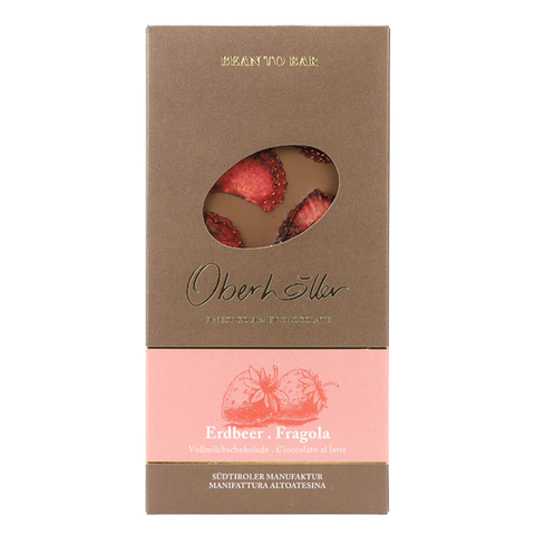 Vollmilchschokolade mit Erdbeere Oberhöller 100g