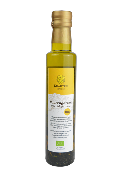 Olio d'oliva con erbe contadine Kräuterschlössl BIO 250 ml