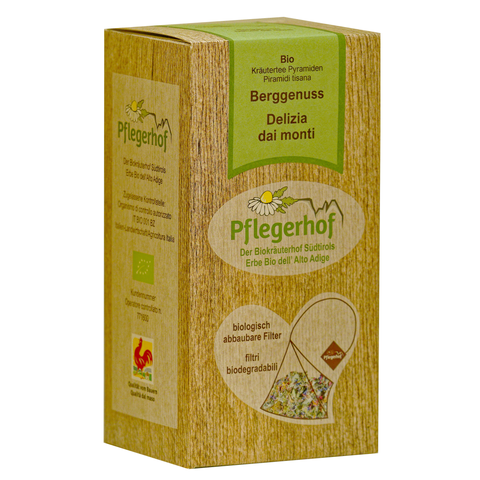 Berggenuss Kräuterteepyramiden Pflegerhof BIO 18 g