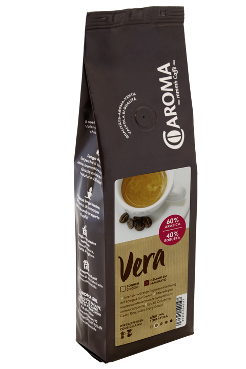 Vera 60% Arabica 40% Robusta Caroma 250g gemahlen