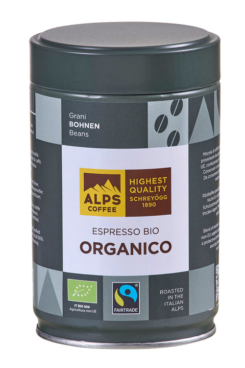Caffè Espresso BIO Organico 250g Bohnen Alps Coffee