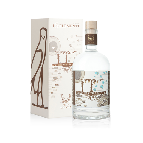 Grappa 5 Elemente Gewürztraminer Villa Laviosa 500 ml