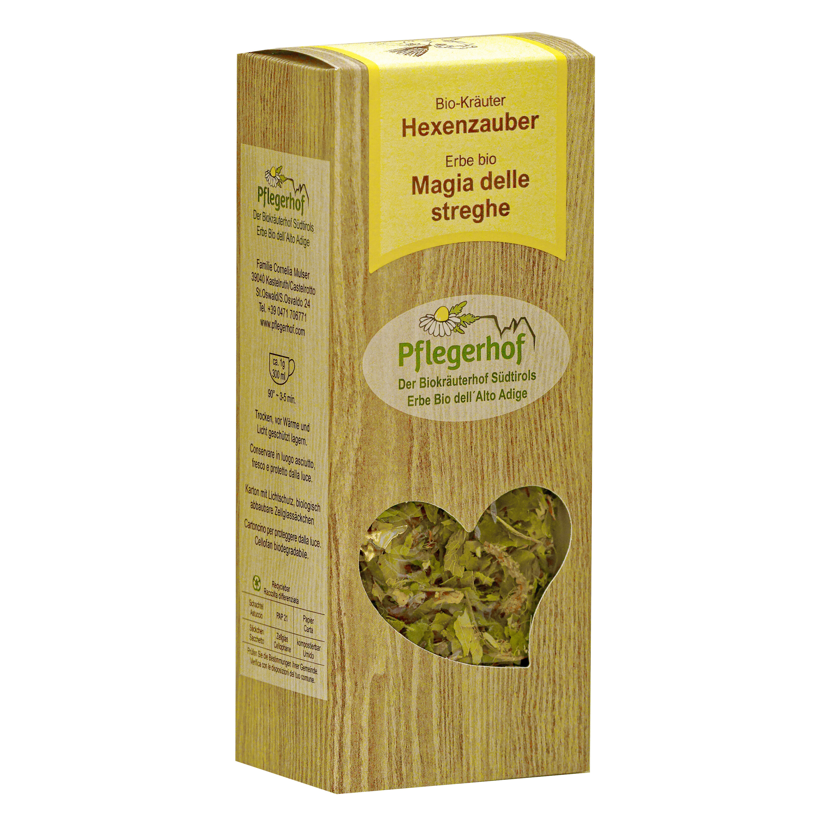 Hexenzauber Herbal Tea Blend Pflegerhof ORGANIC – South Tyrolean Herba ...