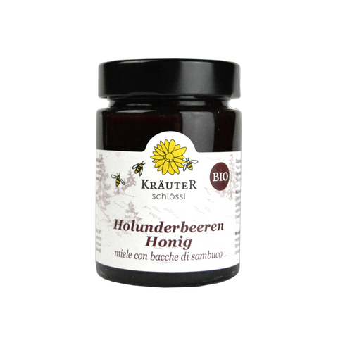 Elderberry Honey Herb Castle BIO 240 g