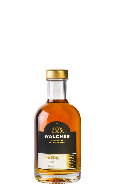 Walcher 200 ml Gold Reserve Grappa