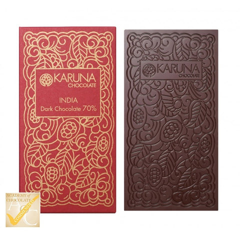 Cioccolato Fondente Monorigine 70% India Karuna BIO 60g