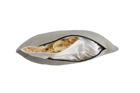 Zirbenkissen Leinen Zirm 35x18cm