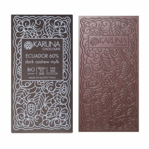 Ecuador 60% Dark Cashew Mylk Karuna ORGANIC 60g