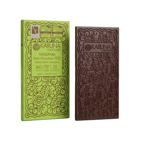 Single Origin Dark Chocolate 70% Tanzania Karuna BIO