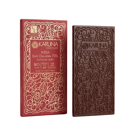 Single Origin Dark Chocolate 70% India Karuna BIO
