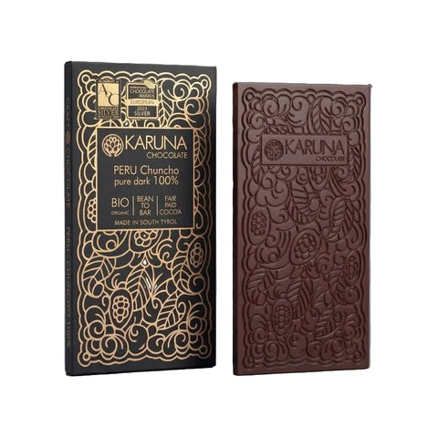 Single Origin Dark Chocolate 100% Peru Karuna BIO