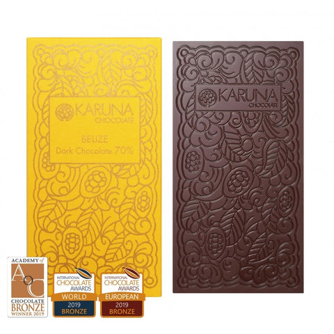 Cioccolato Fondente Monorigine 70% Belize Karuna BIO 60g