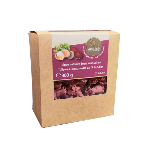 Egg pasta noodles with beetroot tulips Zoarhof 300 g