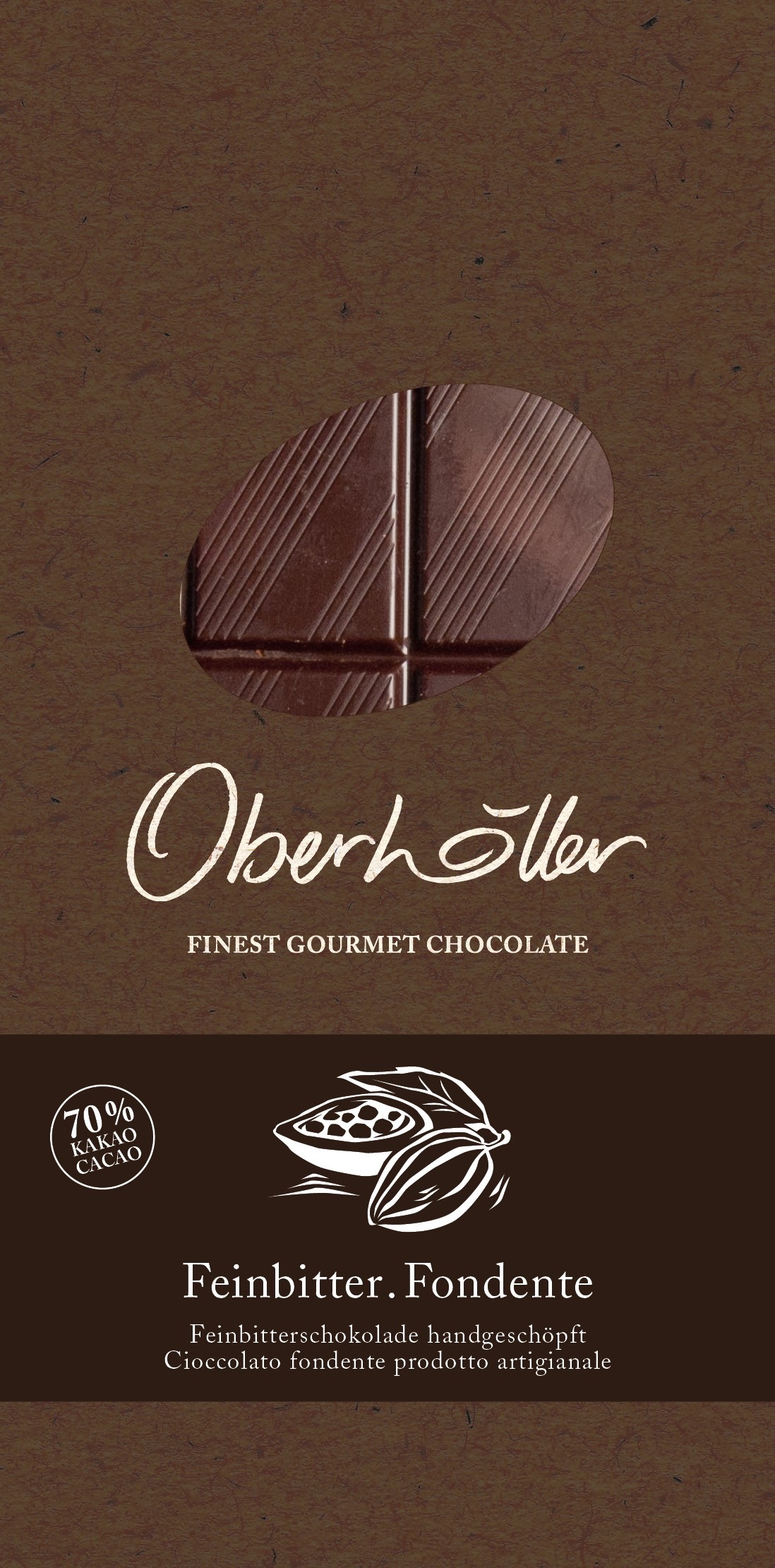 Feinbitterschokolade Oberhöller 100 g