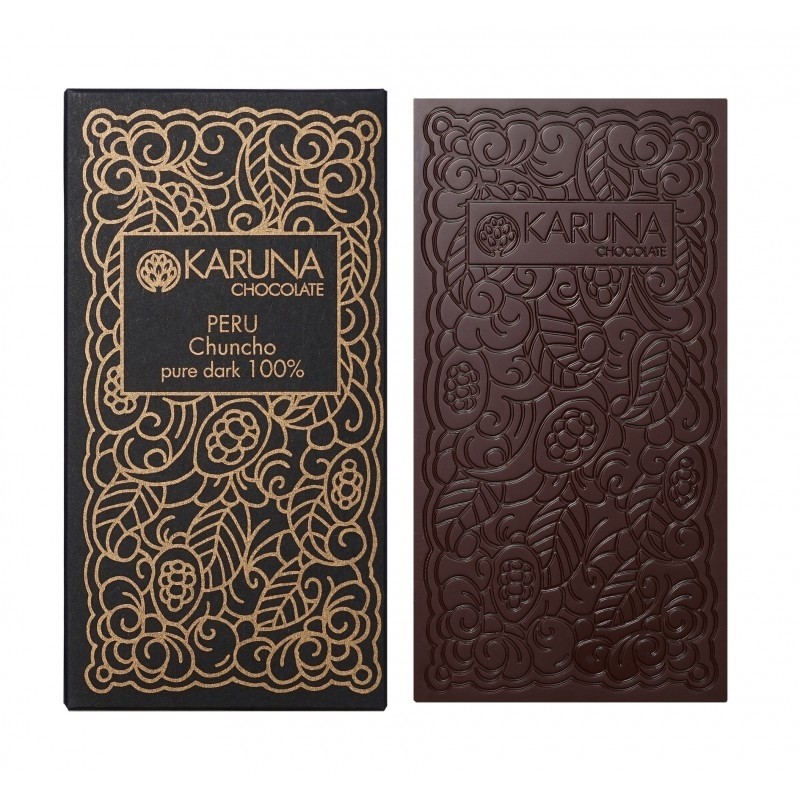 Single Origin Dark Chocolate 100% Peru Karuna BIO 60g