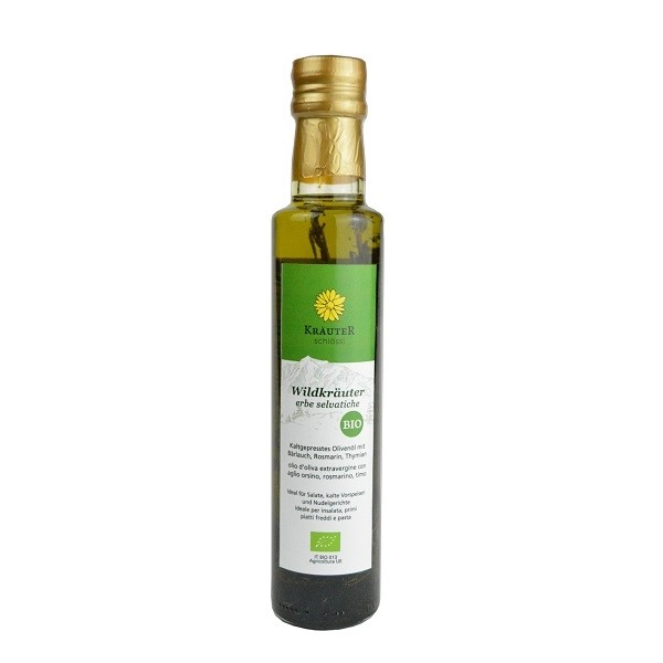 Olivenöl mit Wildkräutern Kräuterschlössl BIO 250 ml
