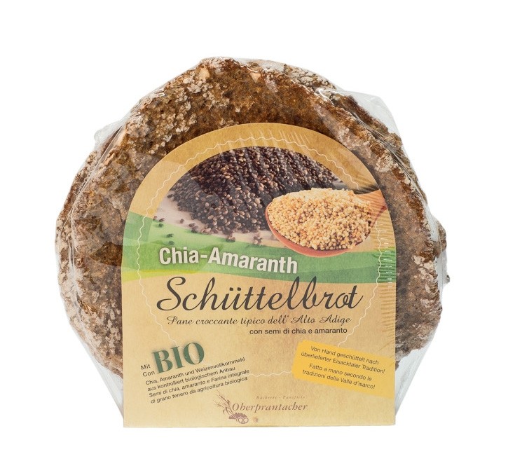 Schüttelbrot con semi di chia e amaranto | Panificio Oberprantacher 230g