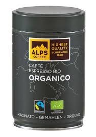 Caffè Espresso BIO Organico 250g macinato Alps Coffee