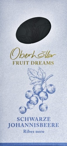 Tavoletta al ribes nero "Fruit Dreams" Oberhöller 70g