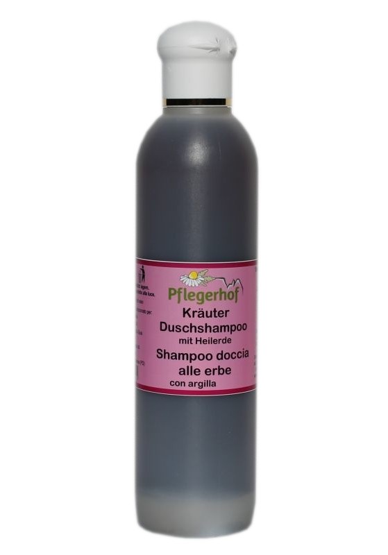 Shampoo doccia alle erbe con argilla curativa | Pflegerhof BIO 250 ml