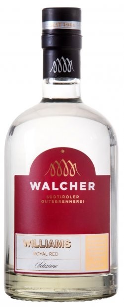 Acquavite di Pere Williams Royal Red Walcher 500 ml