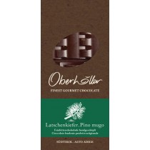 Tavoletta di cioccolato fondente con pino mugo 50 g Oberhöller